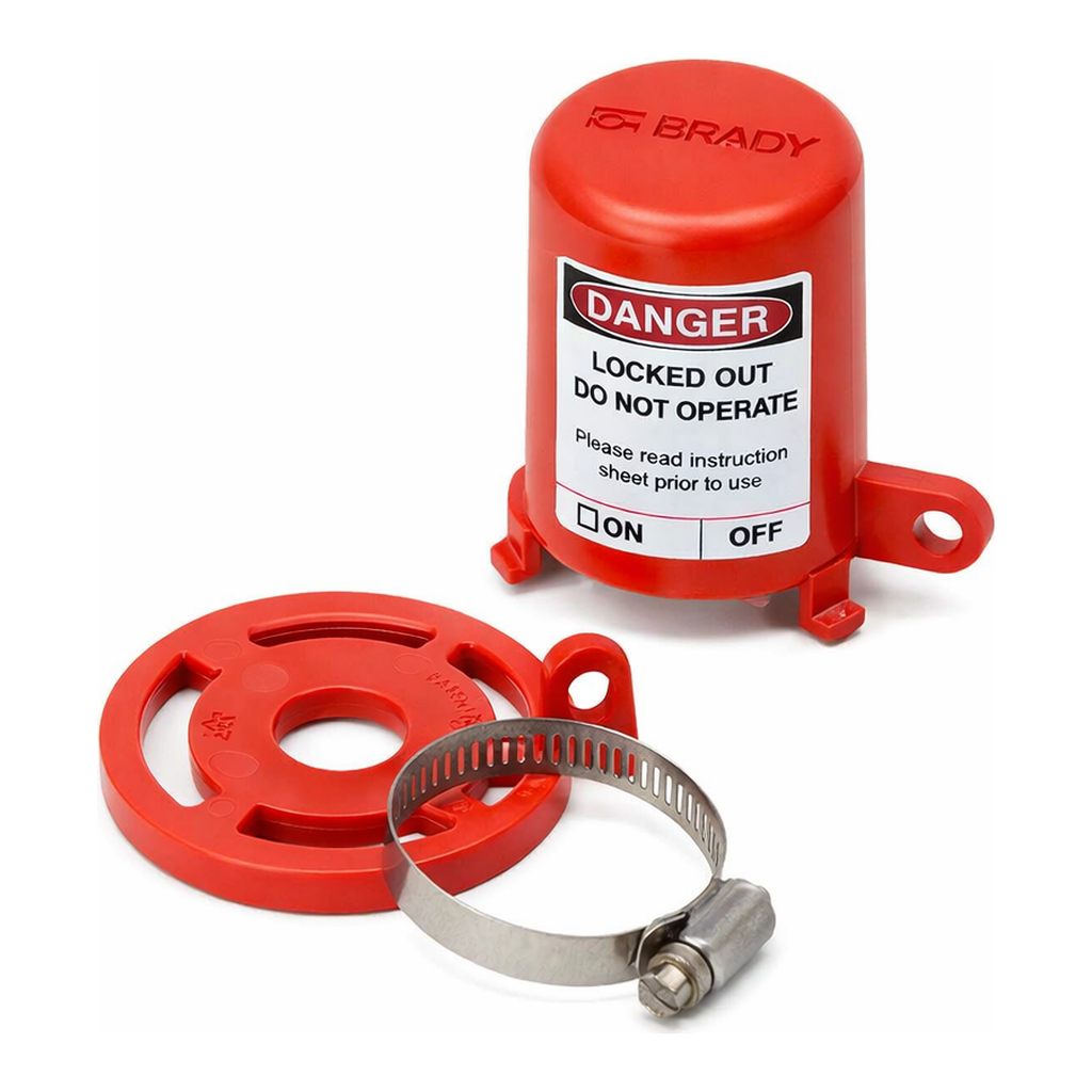 Brady Plug Valve Lockout - 0.875" Valve Stem Diameter