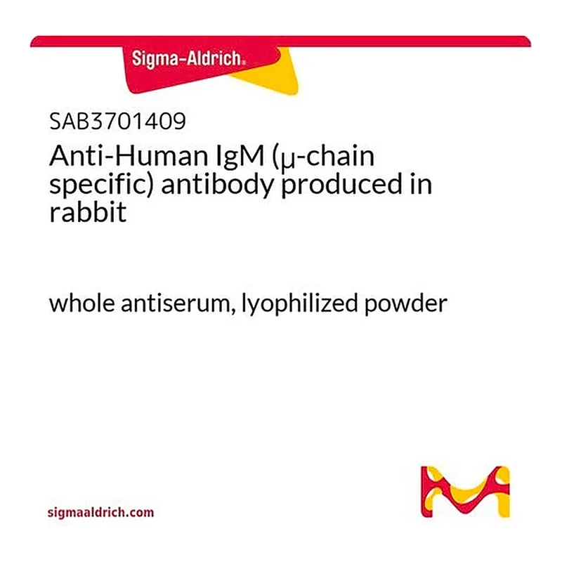 Merck Anti-Human IgM (mu-chain specific) antibody produced in rabbit