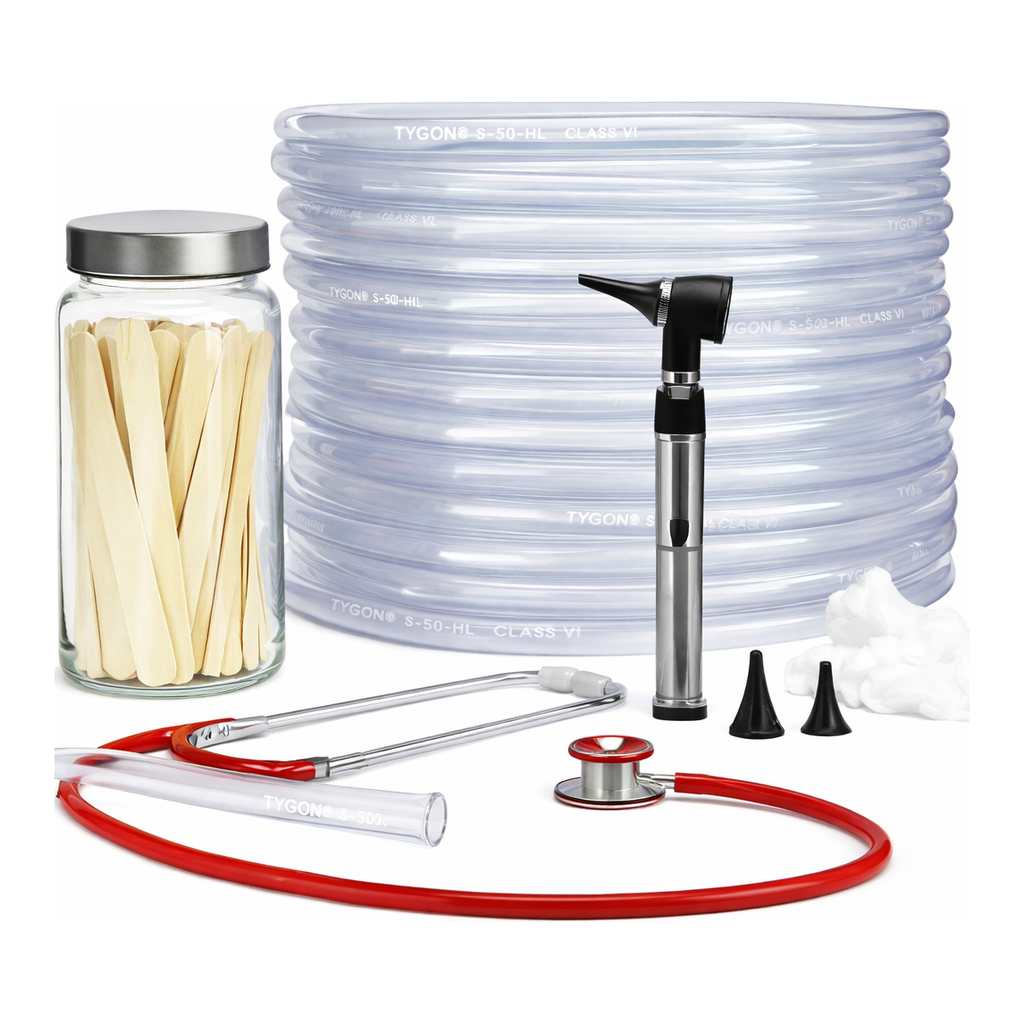 Daihan Science Tygon Biocompatible Tubing, S-50-HL, Hardness-Shore A 66 degree, id Φ1.6~Φ12.7m