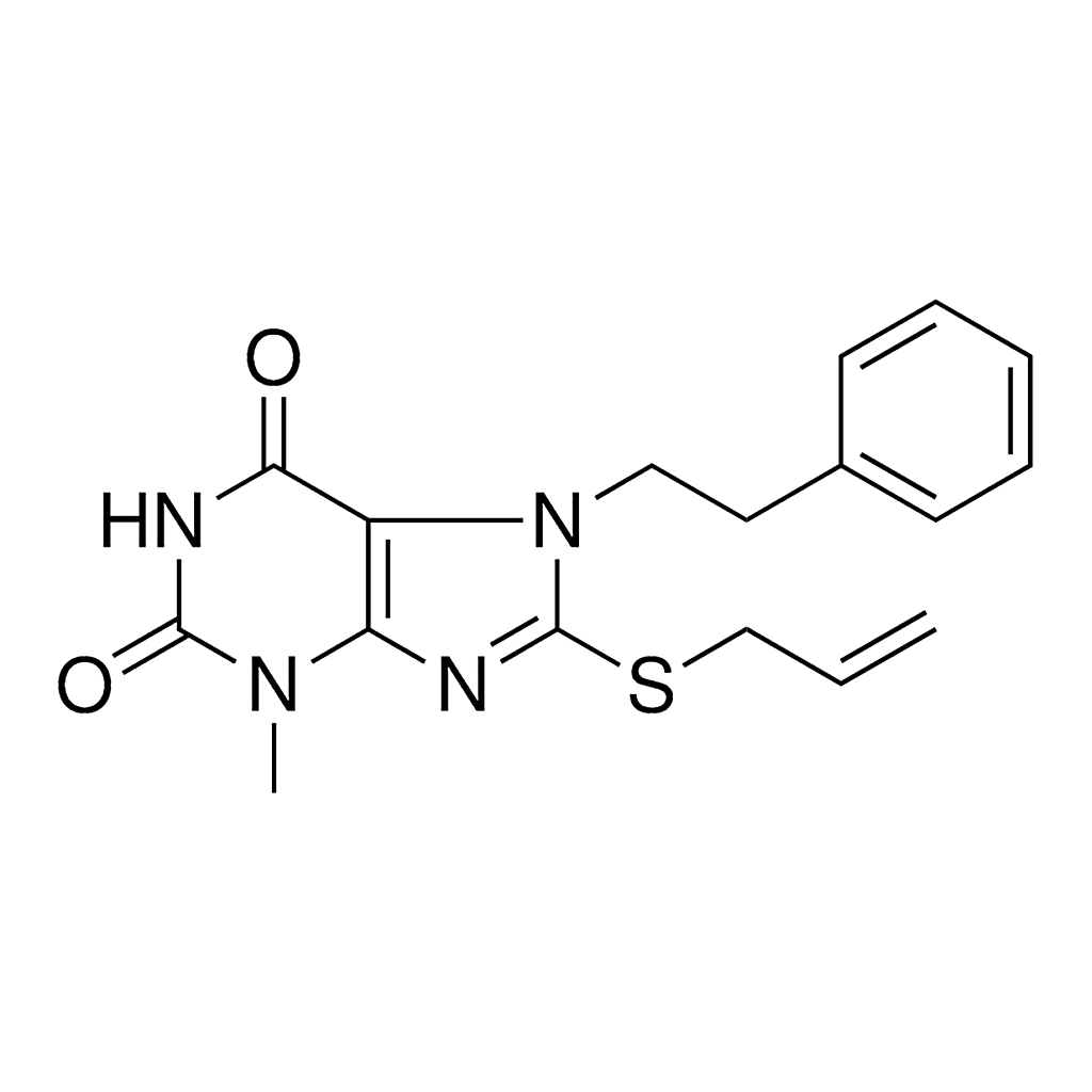 Merck 8-ALLYLSULFANYL-3-METHYL-7-PHE - 25 MG&