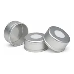 Agilent PTFE disc in aluminum crimp seal,100pk