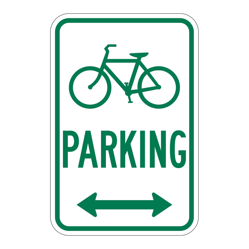 Brady Bicycle Parking Sign