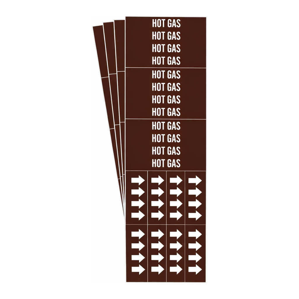 Brady HOT GAS Pipe Marker
