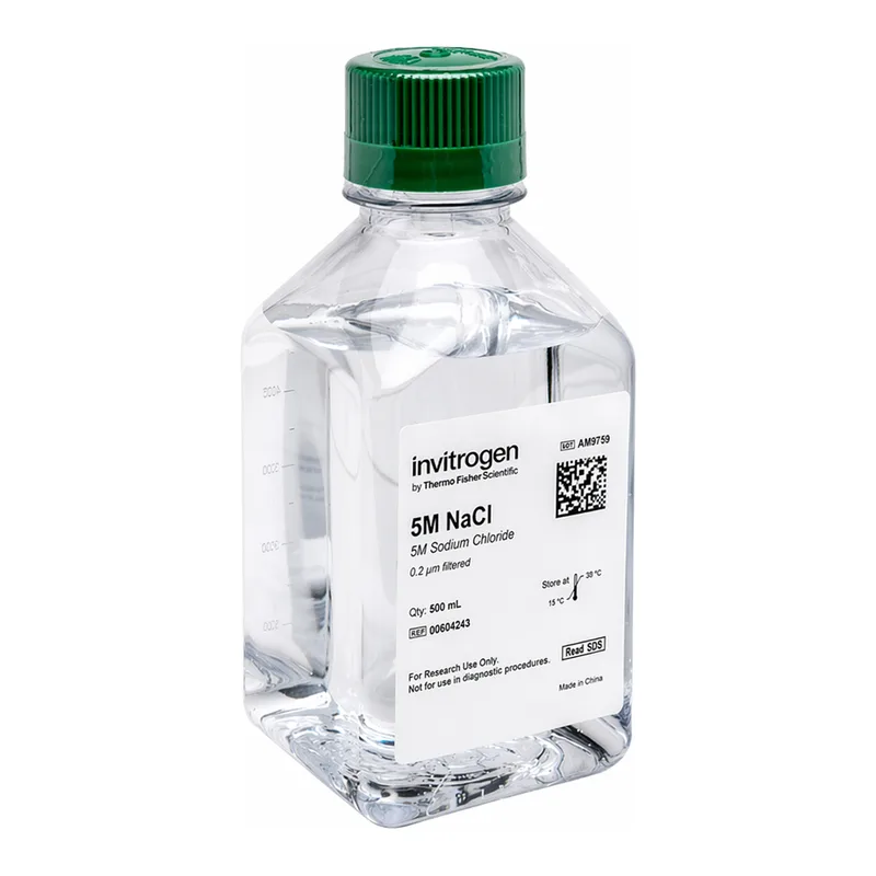 Thermo Fisher Scientific NaCl (5 M), RNase-free, 500 mL