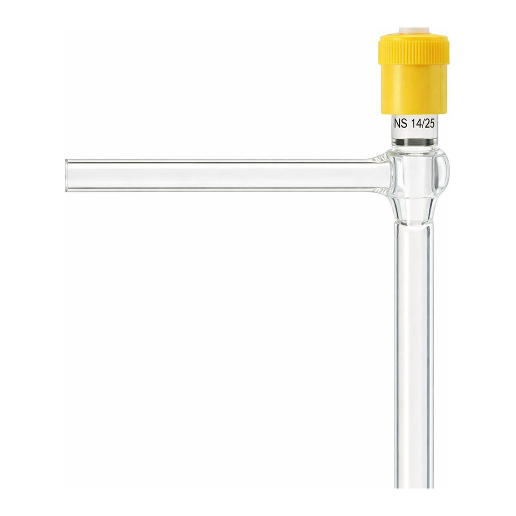 Merck J.Young high-vacuum PTFE valve, right angle