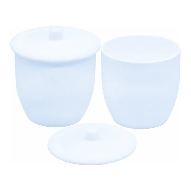 Daihan Science PTFE Crucible, with Cover, Crystallizing Dish, -200℃+260℃, 20~250㎖<br>Excellent