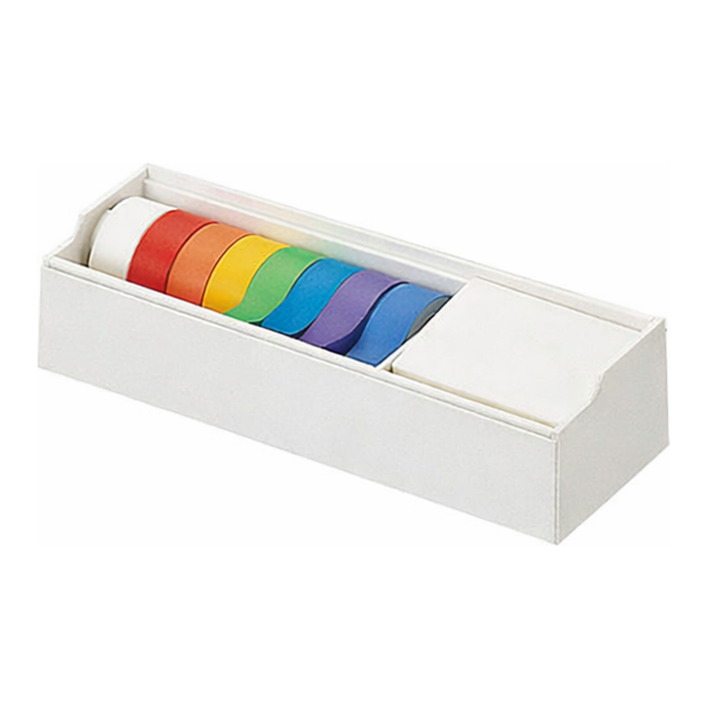 AS ONE Color Tape 25mm Width 10 Color Set