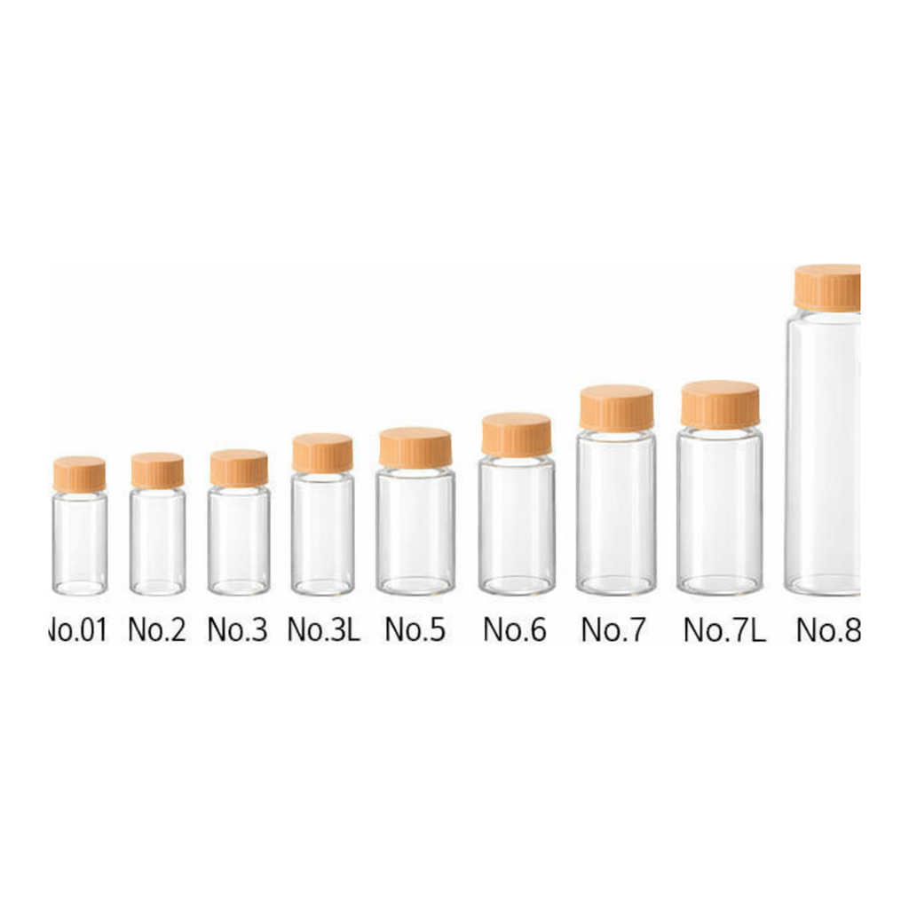 AS ONE CC Screw Vial Transparent, CC스크루 캡 바이알 투명