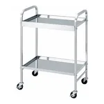 AS ONE Cleanroom Cart, SUS, 스테인리스 카트, 클린룸용 2단