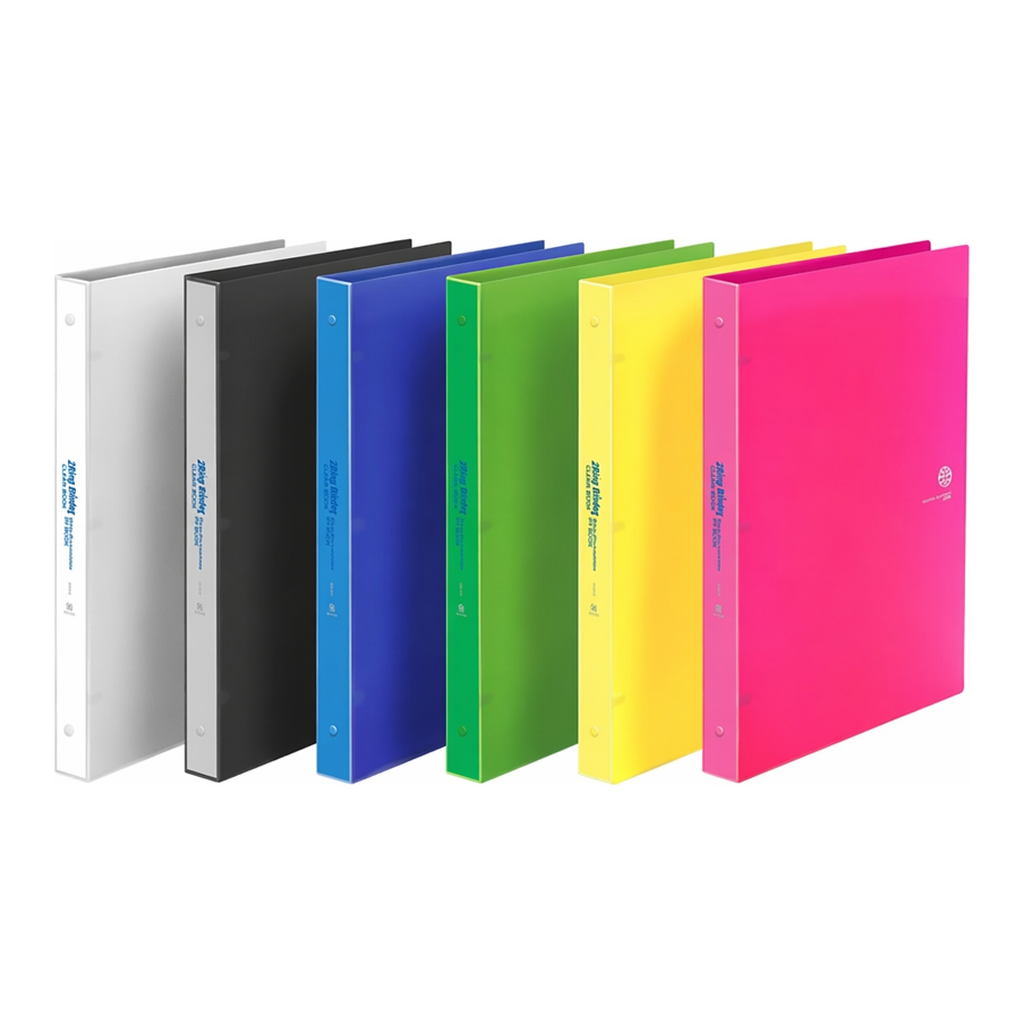 OFFICENEX 젤리팝스 PP 3공O링바인더(JB443-74/연두)