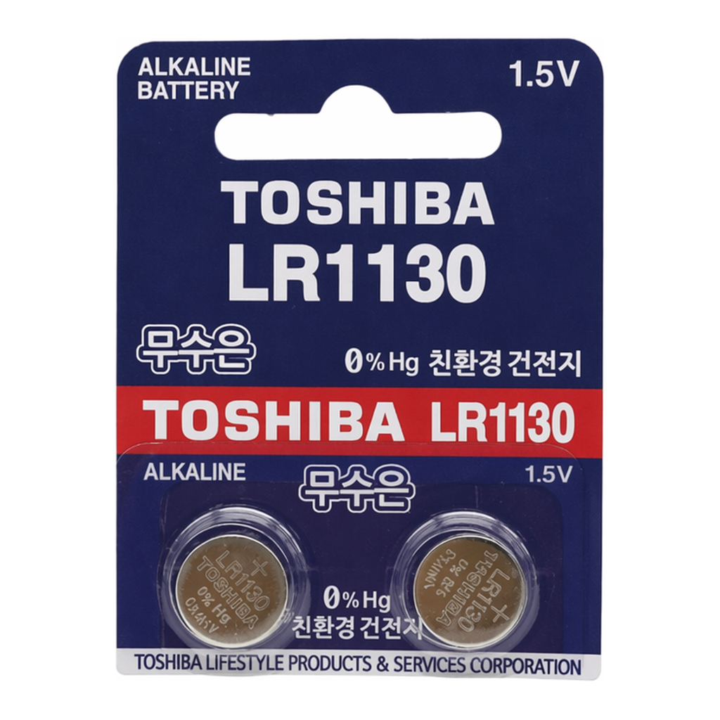 OFFICENEX 도시바 버튼셀 LR1130(2개입)