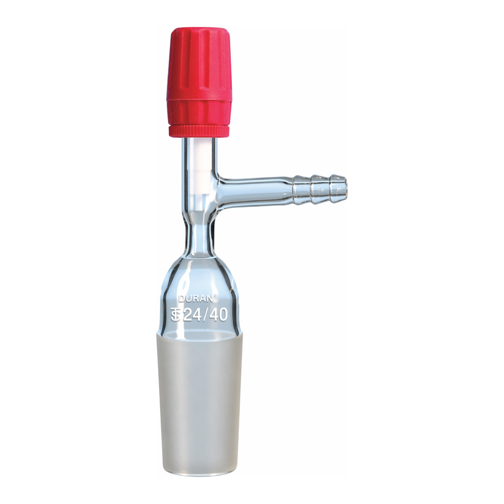 Daihan Science Premium ASTM & DIN Joints Vacuum Adapter, with PTFE Needle Valve Stopcock<br>-40