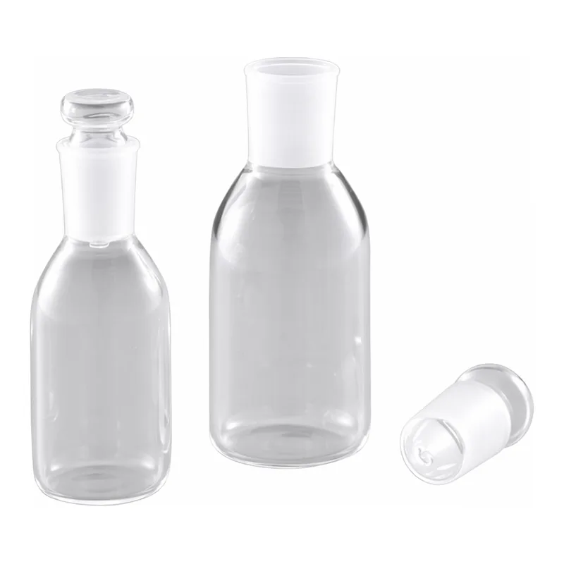 AS ONE Quartz Bottle with Common Flat Plug, 석영유리 공통평전병(평전 부속)