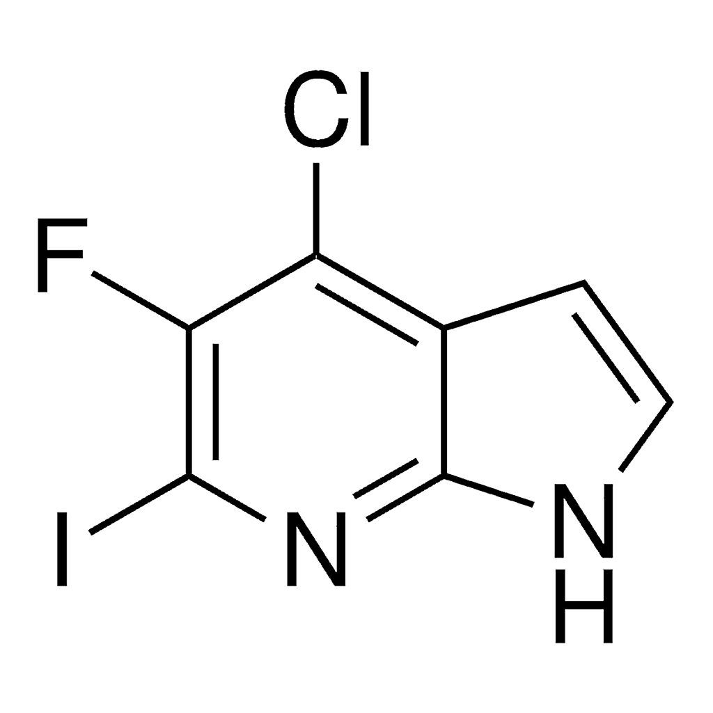 Merck 4-Chloro-5-fluoro-6-iodo-1H-pyrrolo[2,3-b]pyridine