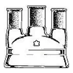 Thermo Fisher Scientific Kimble Kontes Three Neck Reaction Flask