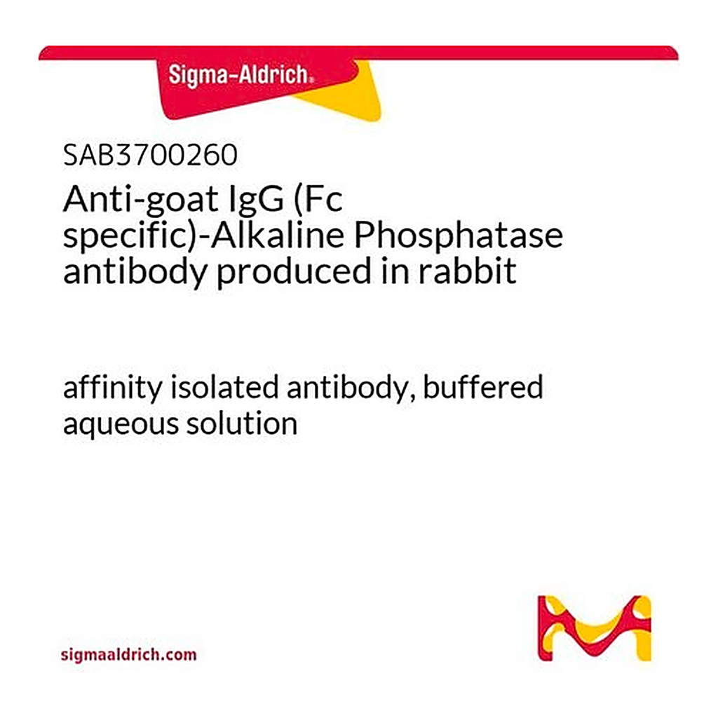 Merck Anti-goat IgG (Fc specific)-Alkaline Phosphatase antibody produced in rabbit