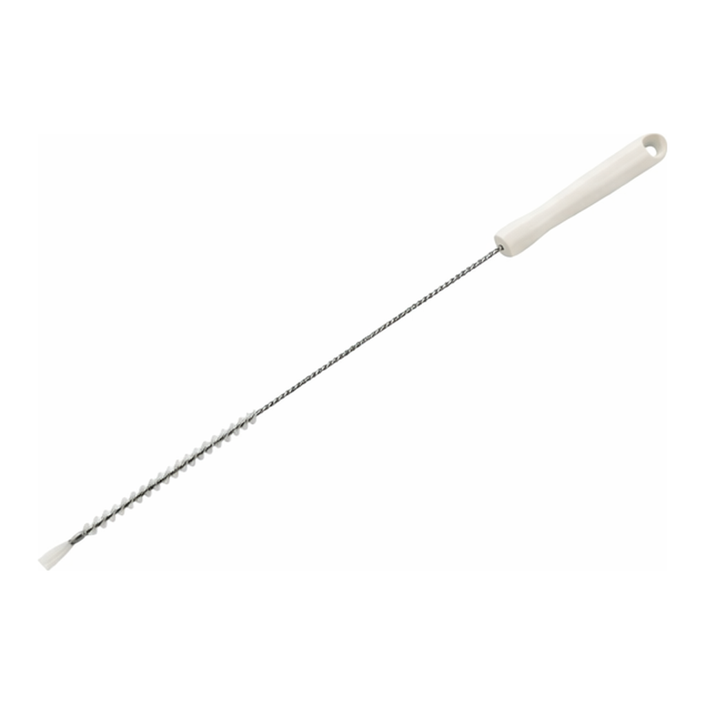 AS ONE Pipe Cleaner with Hole (PBT Hair) 500 x 135 x φ 10 mm White