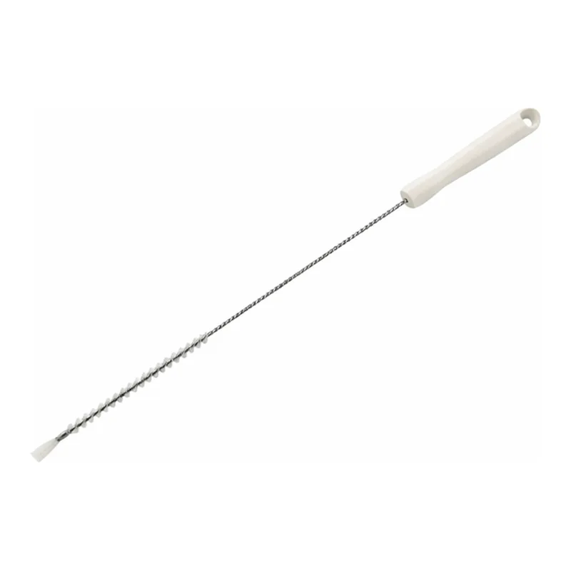 AS ONE Pipe Cleaner with Hole (PBT Hair) 500 x 135 x φ 10 mm White