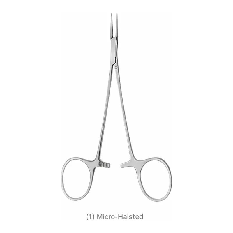 Daihan Science Hammacher Premium Haemostatic Forceps/Tubing Clamp, with Serrated Clamp Heads,