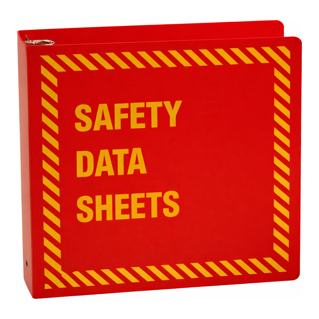 Brady 2.5" Red MSDS Binder