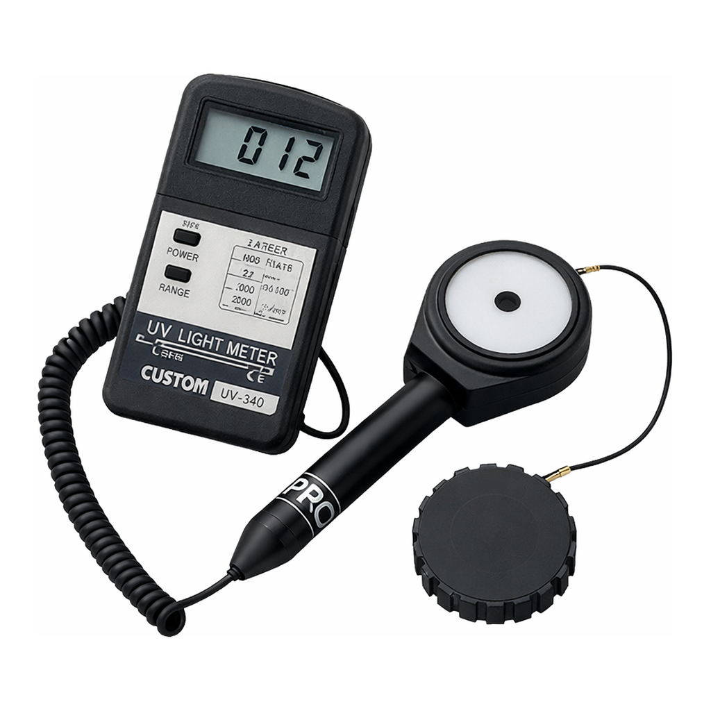 Daihan Science Custom Digital UV-intensity Meter, 1999~19,990㎼/cm2<br>With UV Sensor, 70×25×h1