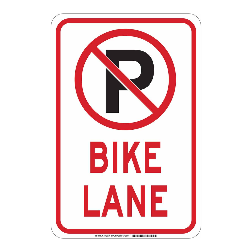 Brady Bike Lane Sign