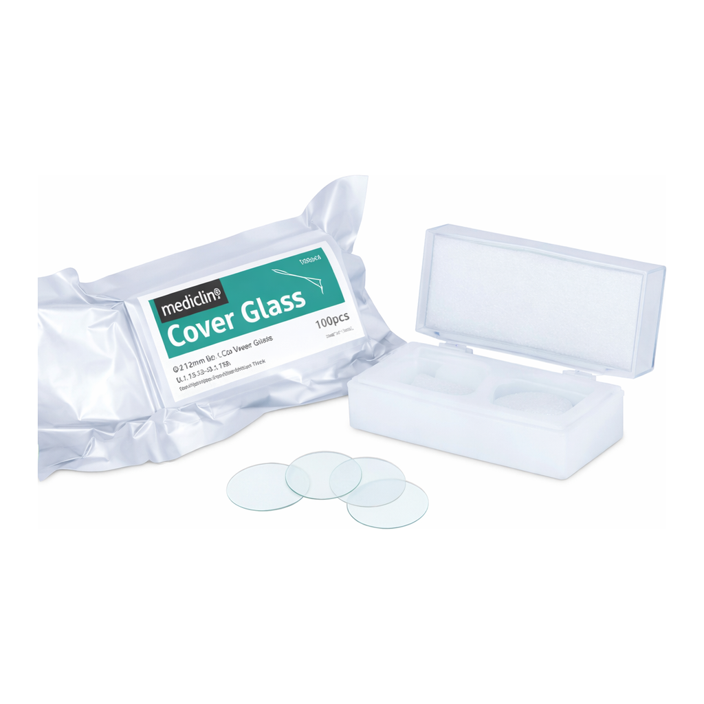 Daihan Science SciLab Circular Cover Glass, Φ12 ~ Φ22mmMade of Super White Borosilicate Glass,