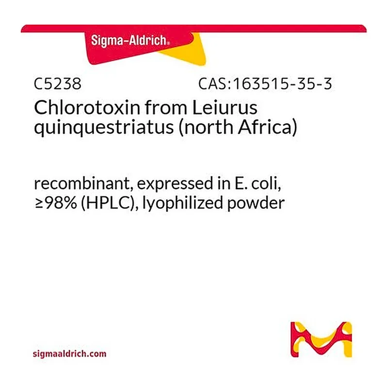 Merck Chlorotoxin from Leiurus quinquestriatus (north Africa)