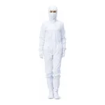 AS ONE Dust-free Garment/AS 199 C (Unisex, Clean Wahsed) White 4 L