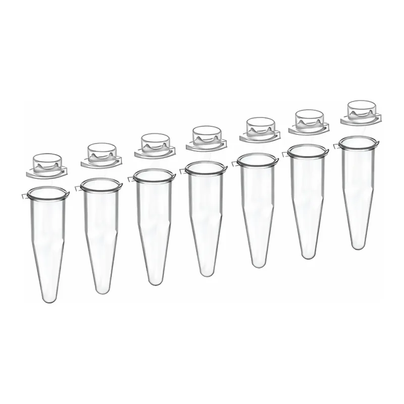 Greiner Bio One PCR 8-TUBE BREAKABLE STRIPS, 0.2 ML, PP,NATURAL, WITH ATTACHED INDIVIDUAL DOME CAPS, 120 PCS/BOX