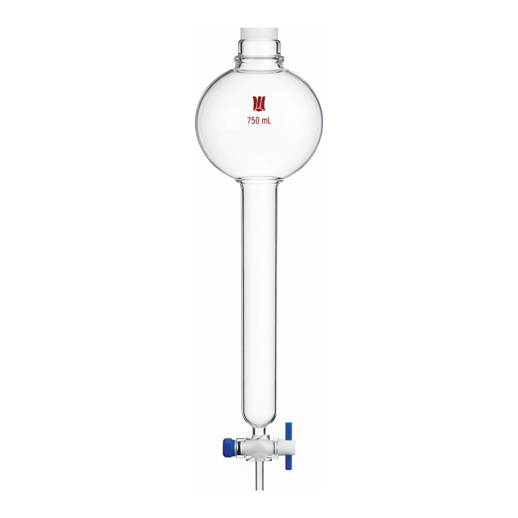 Merck Synthware(TM) chromatography column with reservoir and PTFE stopcock