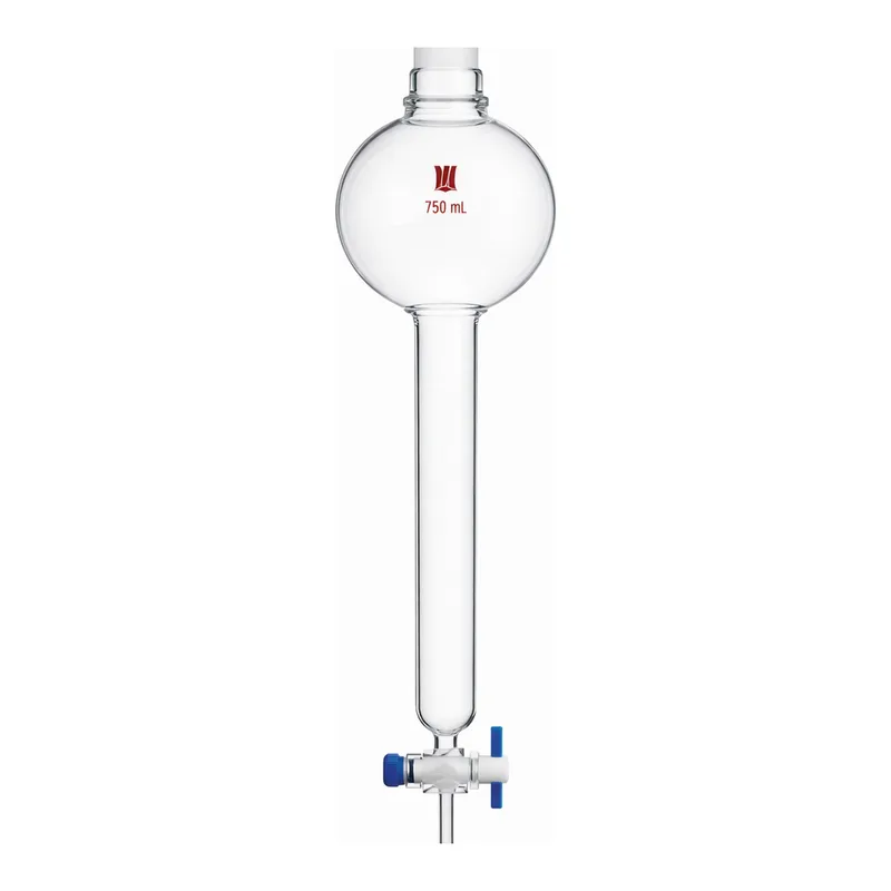 Merck Synthware(TM) chromatography column with reservoir and PTFE stopcock