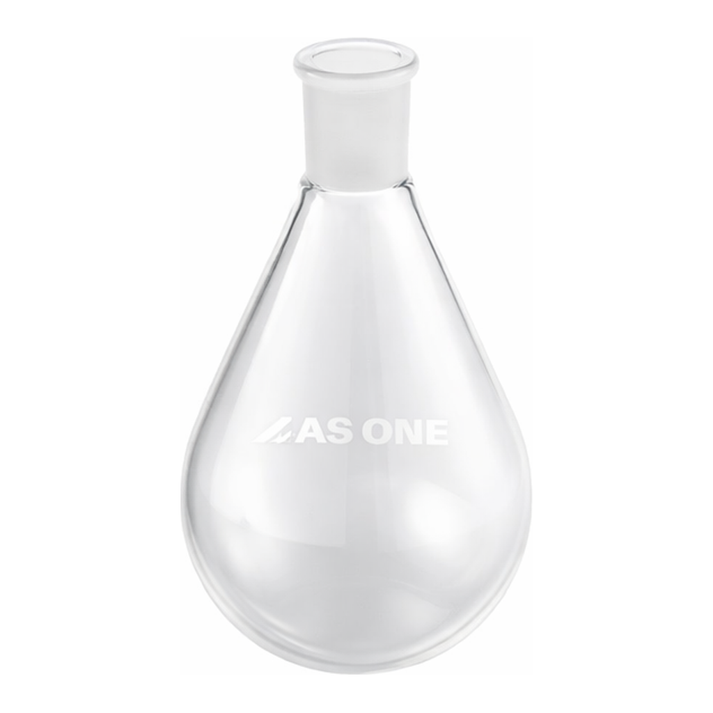 AS ONE Eggplant Flask 10mL 15/25