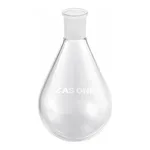 AS ONE Eggplant Flask 10mL 15/25