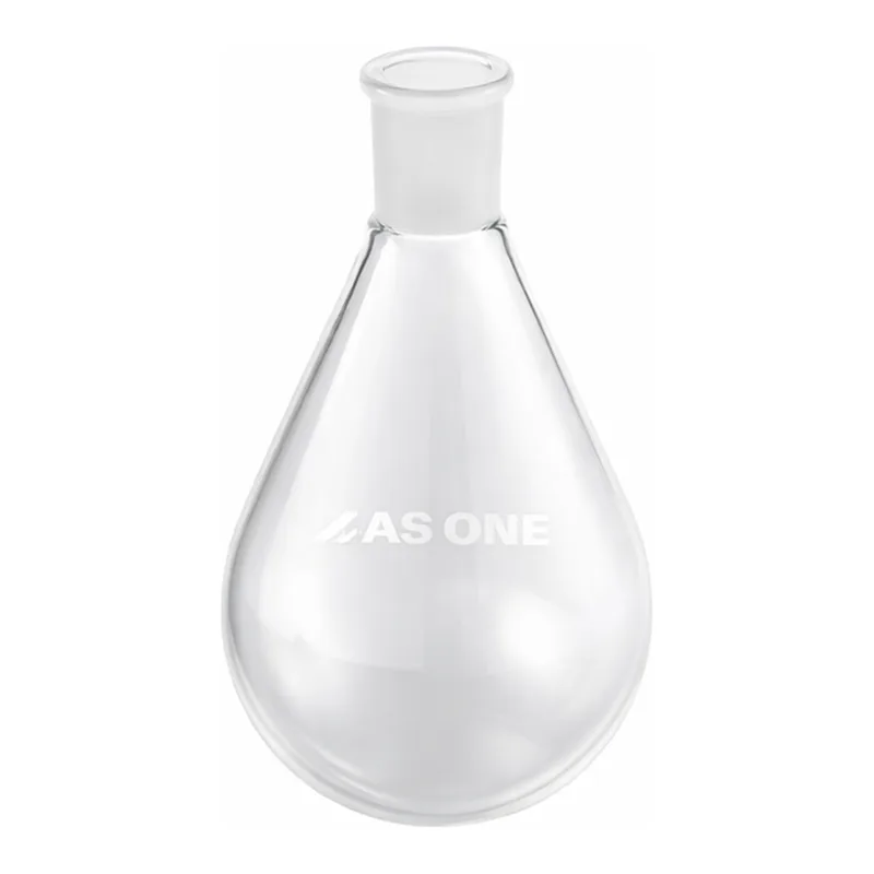 AS ONE Eggplant Flask 10mL 15/25