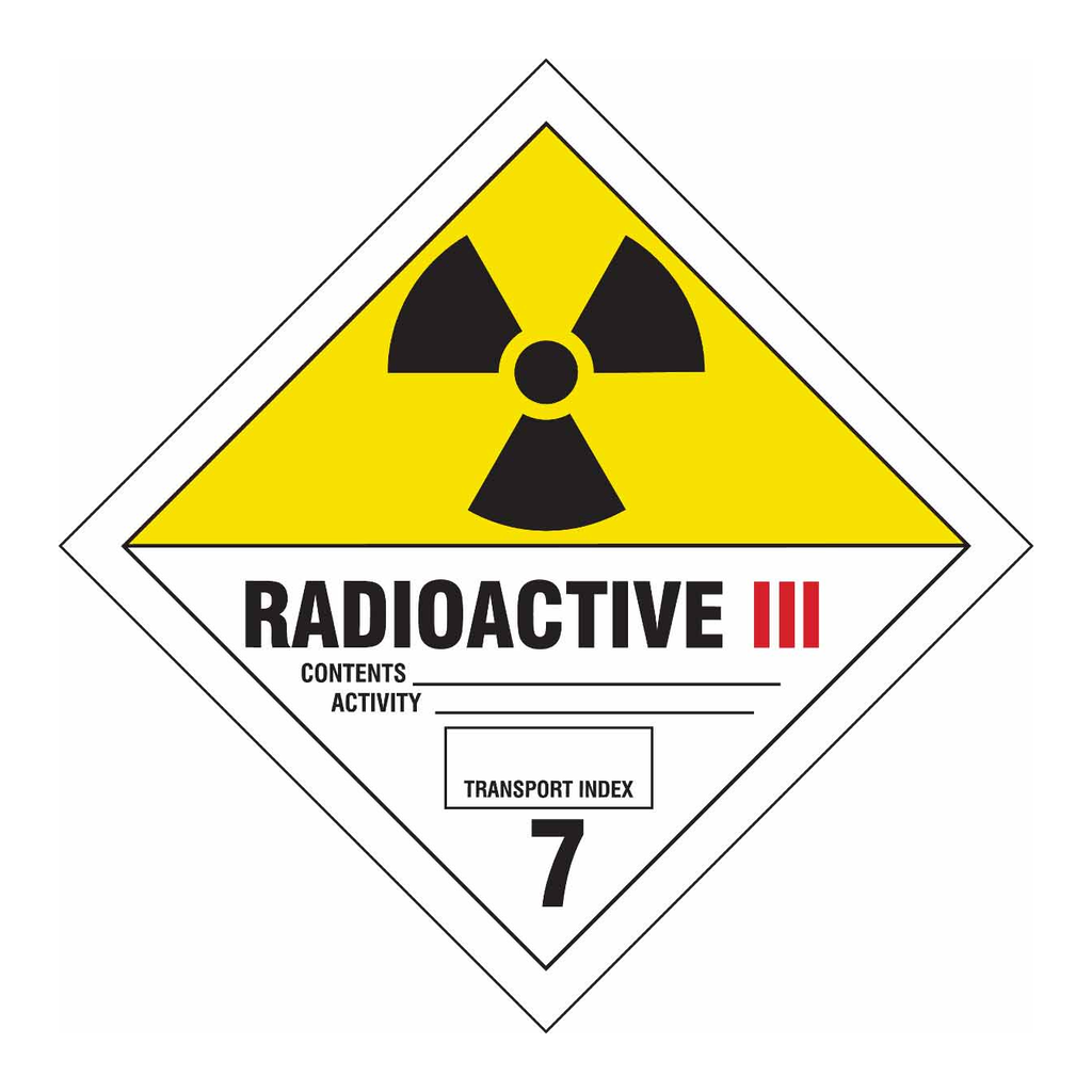 Brady Radioactive III Sign