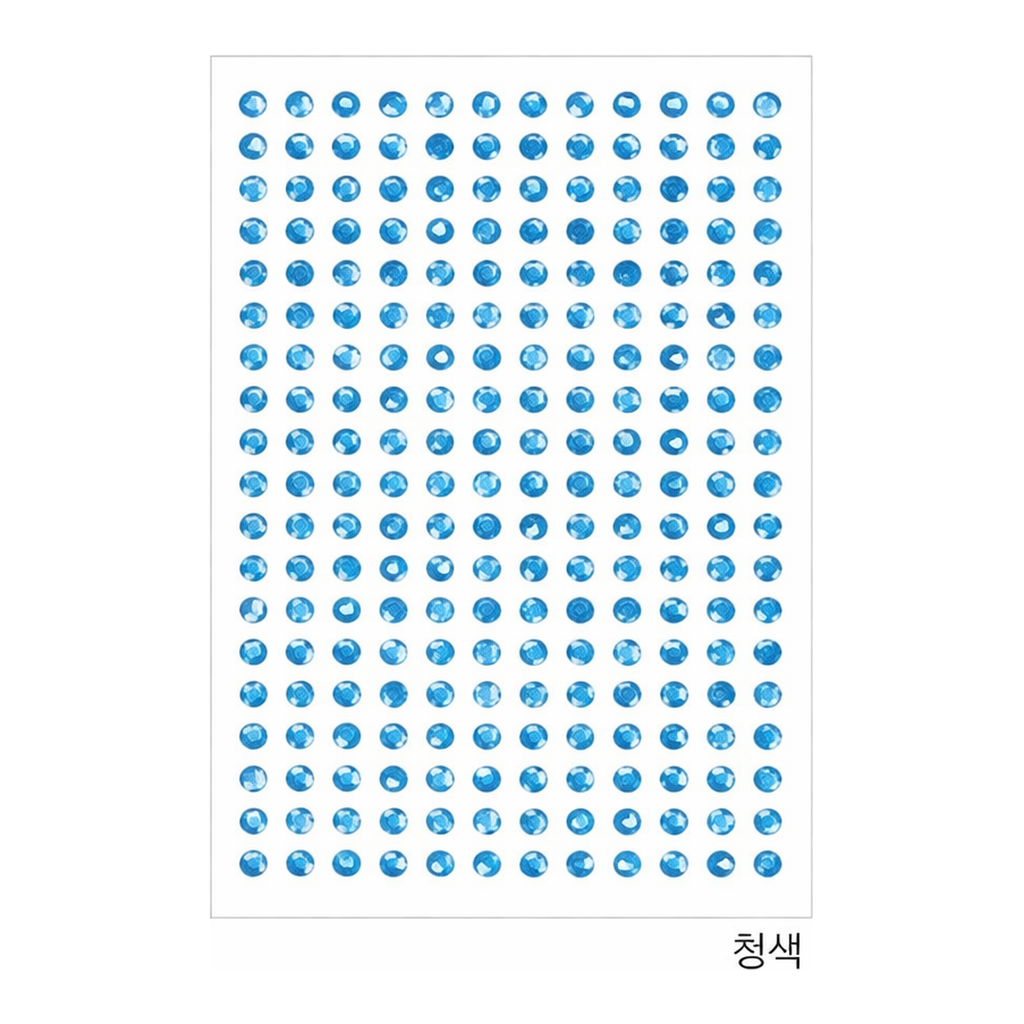 OFFICENEX 홀로그램견출지 20-7004B 청색(∮5 7장)