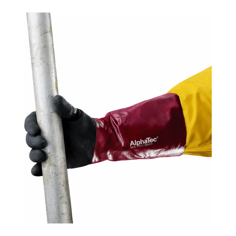 Daihan Science Ansell AlphaTec Anti-Static Chemical Resistant Glove, With Acrylic Lined, Nitr
