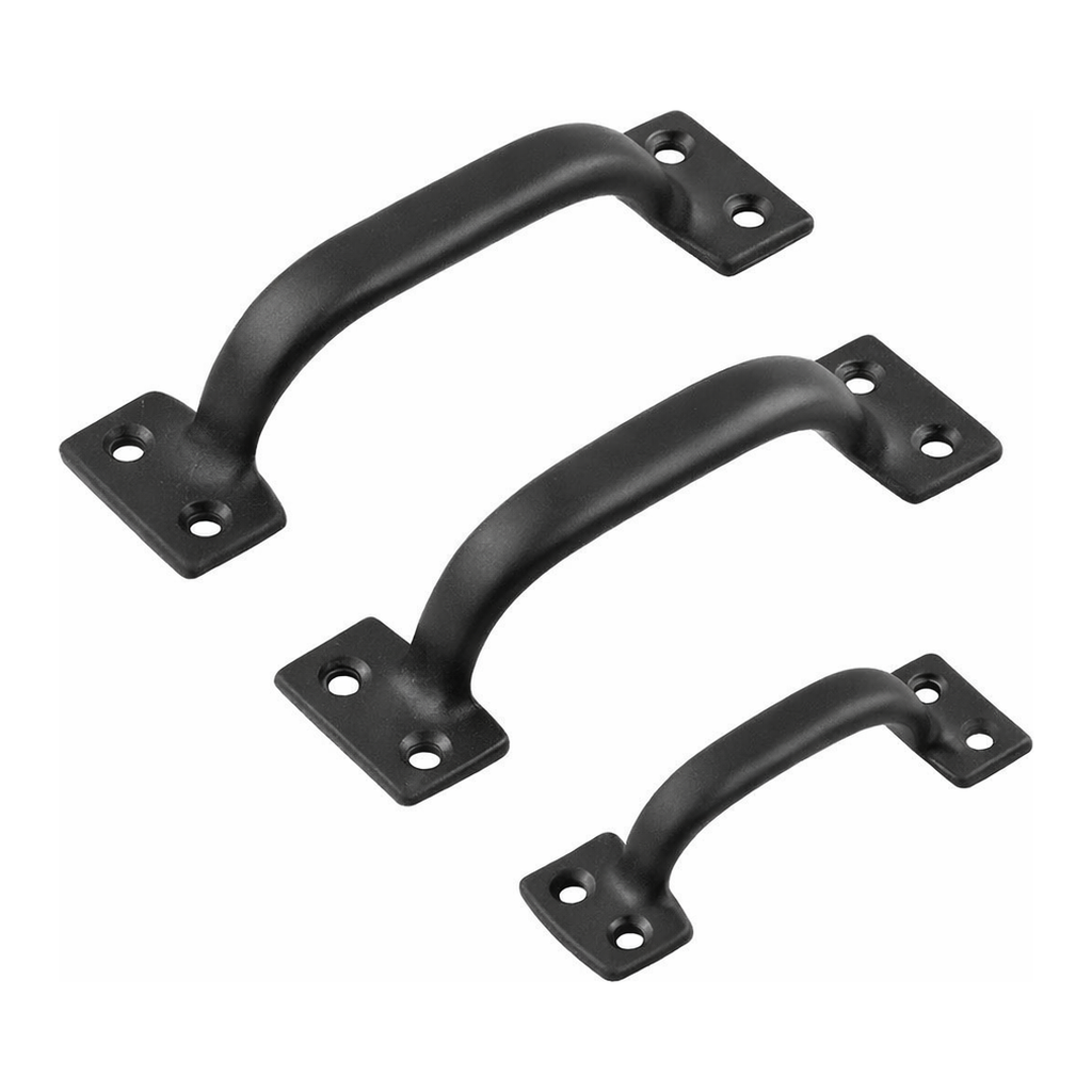 OFFICENEX [업체직송상품](CH)*2구손잡이/AL/사각/흑색/142mm/중