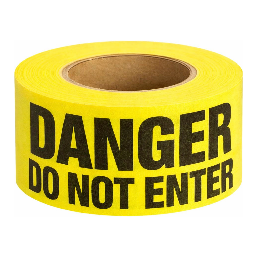 Brady Re-Pulpable Danger Barricade Tape