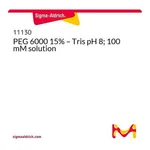 Merck PEG 6000 15% - Tris pH 8; 100 mM solution