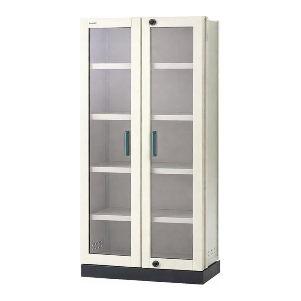 AS ONE Reagent Storage Cabinet PVC, PVC시약장, 양문투시형