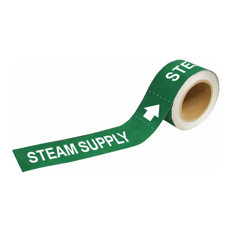 Brady STEAM SUPPLY Pipe Markers-To-Go