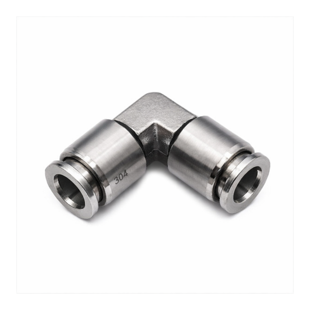 Viko Science SUS 304 스테인리스 엘보우 원터치 피팅 파이프 튜브 호스 연결관 Elbow 아답터 ss304 stainless onetochfitting