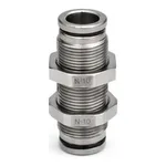 Viko Science SUS 304 스테인리스 패널용 벌크헤드 스트레이트 원터치 피팅 파이프 튜브 호스 판넬 stainless panel onetouch fitting
