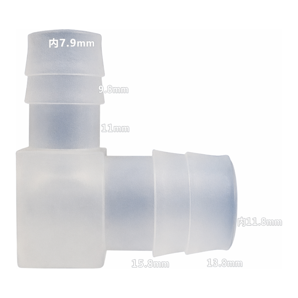 Viko Science 튜브 호스 커넥터 슬림형 엘보우 레듀서 피팅 PP 튜빙 Elbow 연결관 콘넥터 플라스틱 fitting PP plasticfitting 플라스틱피팅 elbow slim