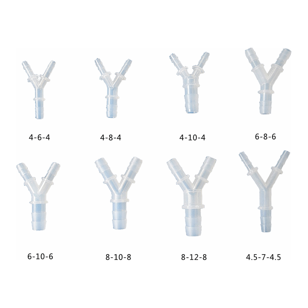 Viko Science 튜브 호스 커넥터 Y자 레듀서 피팅 PP reducer 리듀서 Yconnector connector Y fitting [튜빙 연결관 콘넥터 플라스틱 리듀싱]