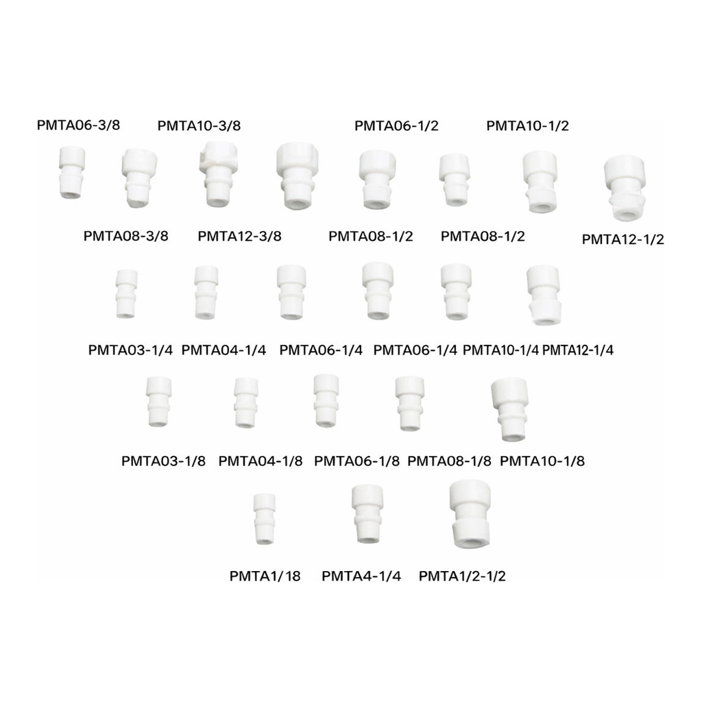 Viko Science PTFE 테프론 파이프 아답터[male 매일 커넥터 연결관 피팅 테플론 teflon 어댑터