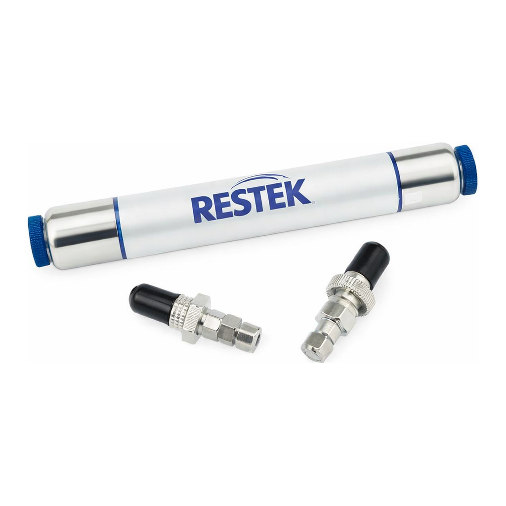 Restek Super-Clean Click-on Trap, Complete Carrier Gas Filter Kit, 1/8in SS, Includes 2 Connector
