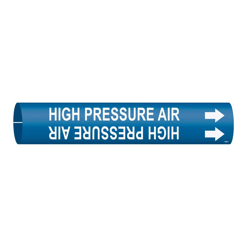 Brady HIGH PRESSURE AIR Snap-On Pipe Marker